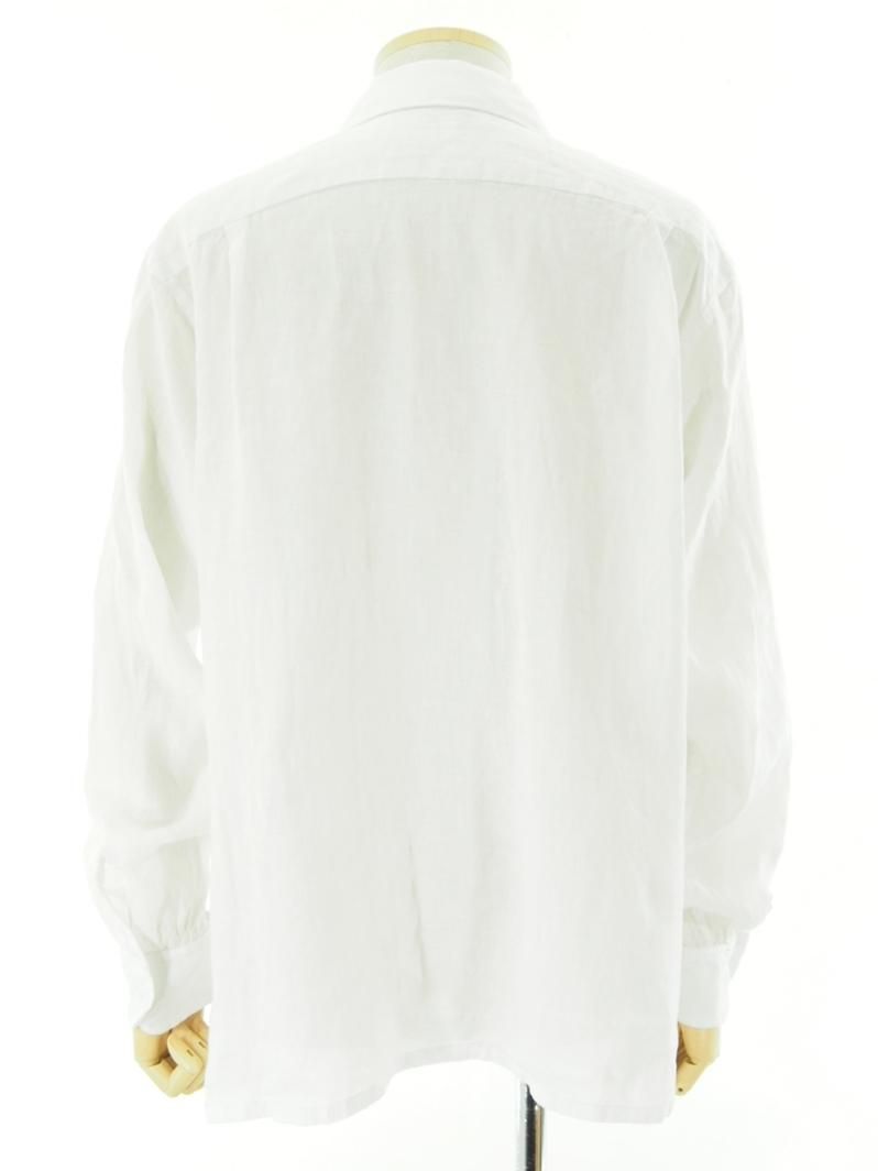 Engineered Garments エンジニアドガーメンツ - Classic Shirt クラッシックシャツ -  Handkerchief Linen - White