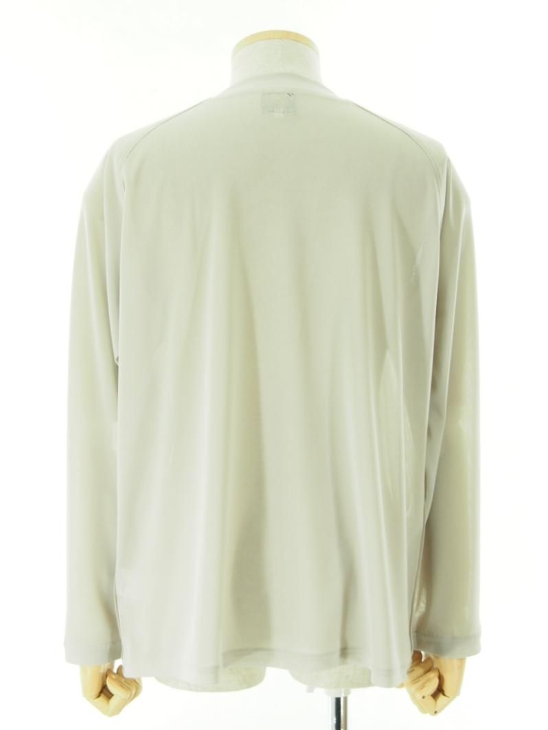 Needles ニードルズ - V Neck Cardigan ブイネックカーディガン - Poly Mesh - Taupe
