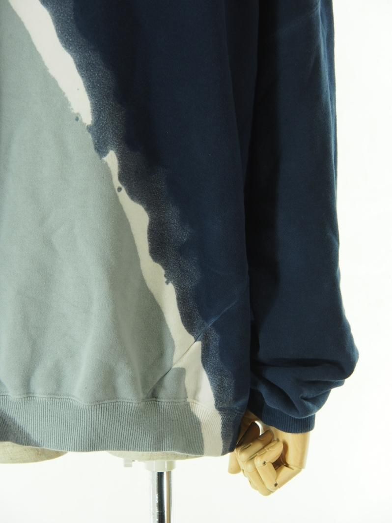 NOMA t.d. ノーマティーディー - HAND DYED TWIST SWEAT ハンドダイツイストスウェット - Grey