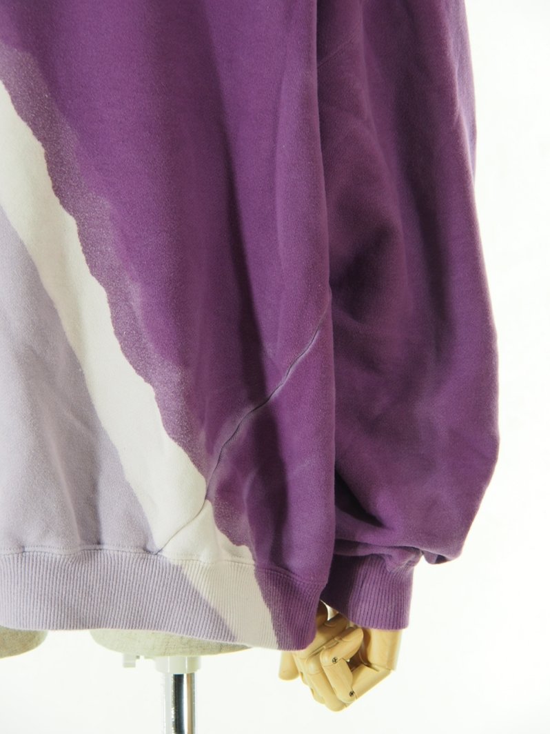 NOMA t.d. Ρޥƥǥ - Hand Dyed Twist Sweat ϥɥĥȥå - Purple