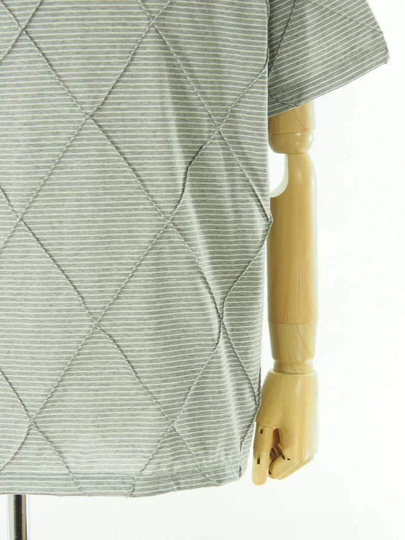 NOMA t.d. ノーマティーディー - Diamond Stitch Tee ダイヤモンドステッチティー - Grey グレイ