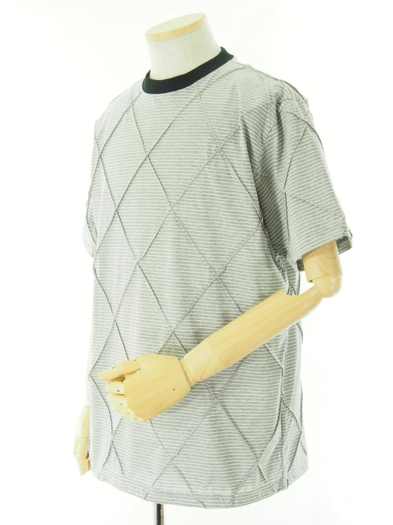 NOMA t.d. ノーマティーディー - Diamond Stitch Tee ダイヤモンドステッチティー - Grey グレイ