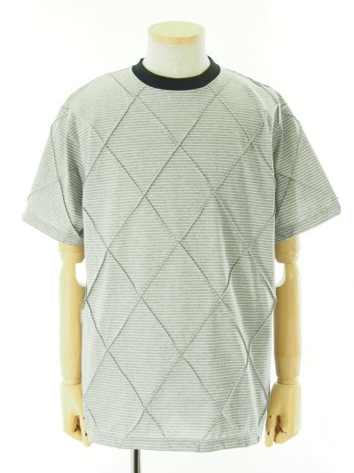 NOMA t.d. Ρޥƥǥ - Diamond Stitch Tee ɥƥåƥ - Grey 쥤