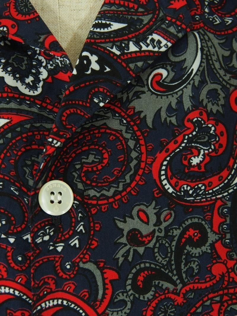 NOMA t.d. ノーマティーディー - Summer Shirt サマーシャツ - The Awakning - Navy