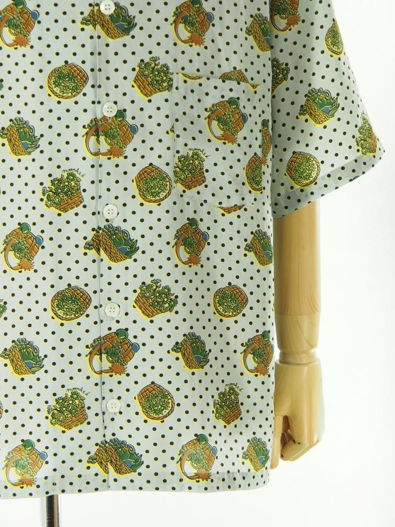 NOMA t.d. ノーマティーディー - Summer Shirt サマーシャツ - Baskets - Grey