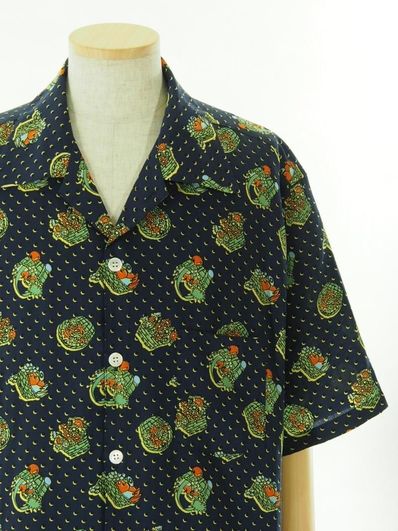 NOMA t.d. ノーマティーディー - Summer Shirt サマーシャツ - Baskets - Navy