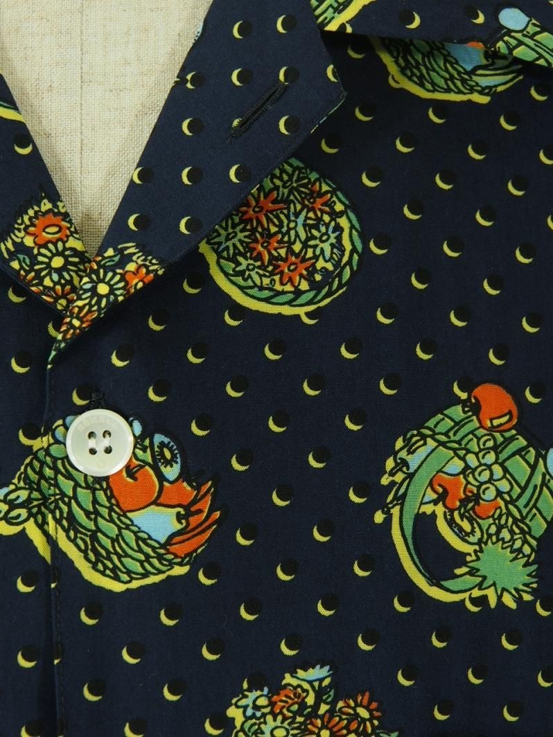 NOMA t.d. ノーマティーディー - Summer Shirt サマーシャツ - Baskets - Navy