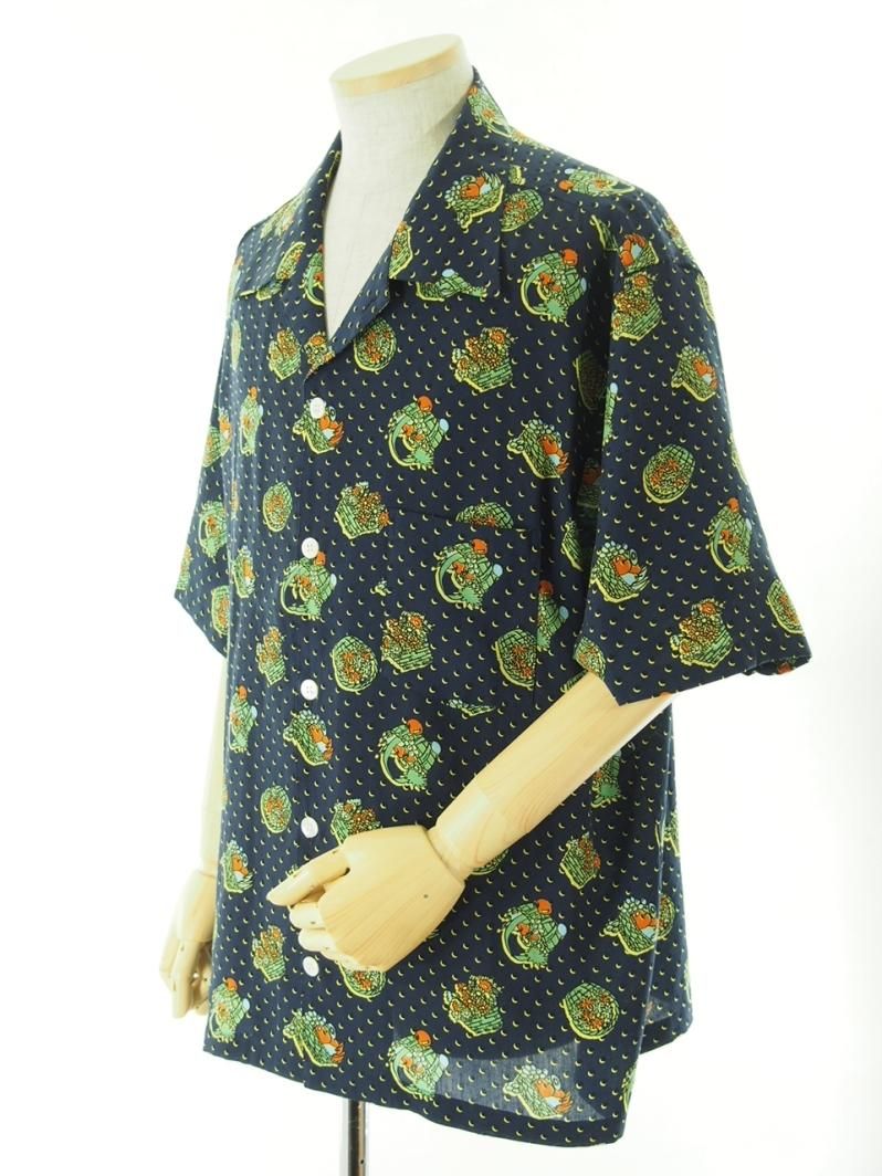 NOMA t.d. ノーマティーディー - Summer Shirt サマーシャツ - Baskets - Navy