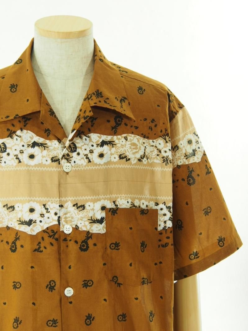 NOMA t.d. ノーマティーディー - Summer Shirt サマーシャツ - Draw Your Garden - Beige