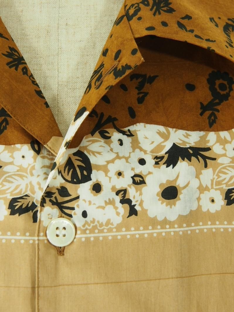 NOMA t.d. ノーマティーディー - Summer Shirt サマーシャツ - Draw Your Garden - Beige