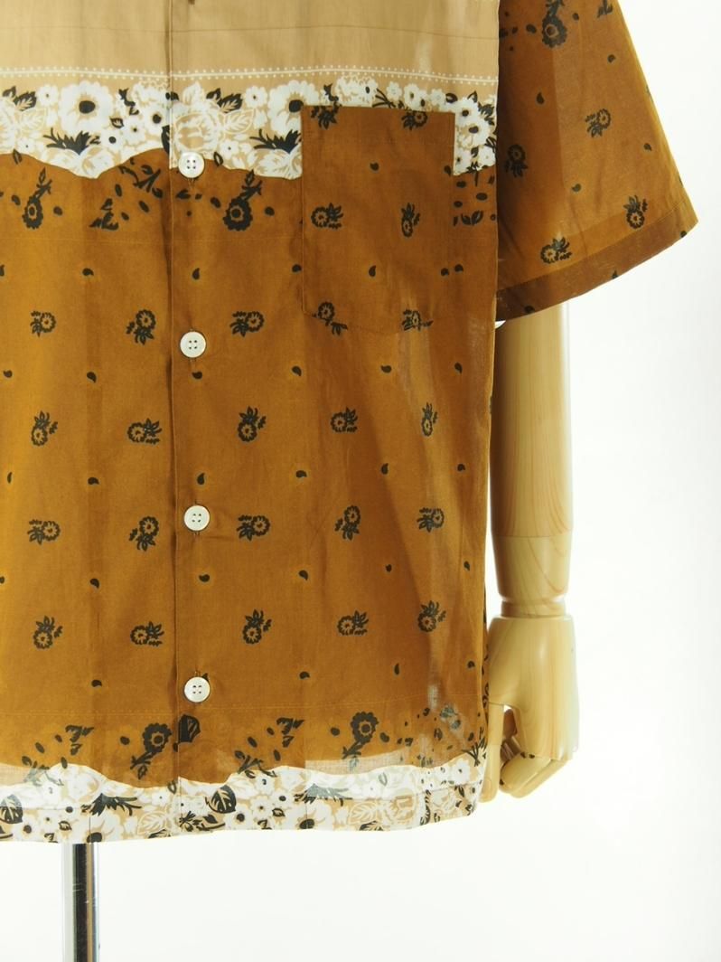 NOMA t.d. ノーマティーディー - Summer Shirt サマーシャツ - Draw Your Garden - Beige