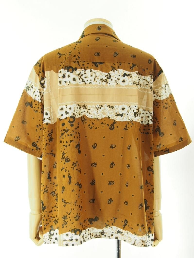NOMA t.d. ノーマティーディー - Summer Shirt サマーシャツ - Draw Your Garden - Beige