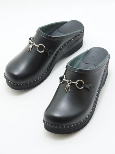 Needles ˡɥ륺  Troentorp ȥȡ - Swedish Clog ǥå奯å - Smooth / Bit - Black