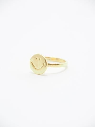 Needles ニードルズ -Ring リング - Gold Plate - Smile
