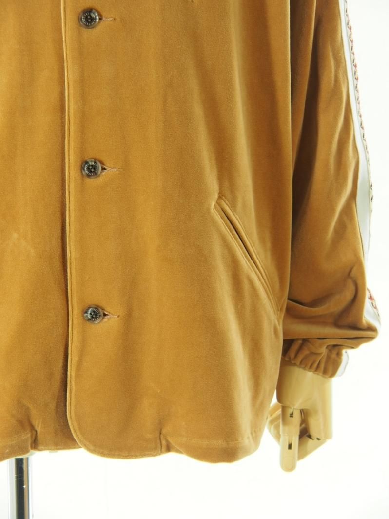 TUITACI 朔 ツイタチ - Heavy oz Velour Lined Blouson - Mustard TUITACI 朔 ツイタチ - Heavy oz Velour Lined Blouson - Mustard