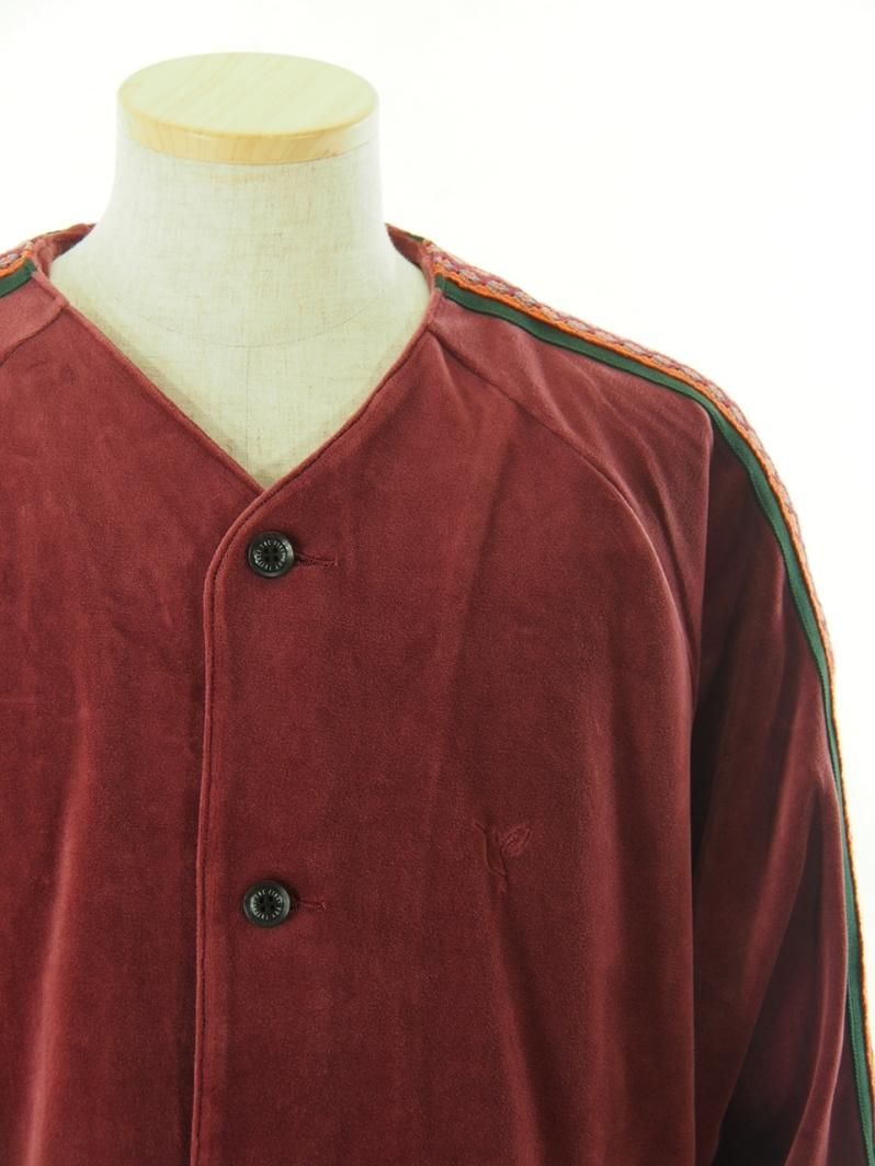 TUITACI 朔 ツイタチ - Heavy oz Velour Lined Blouson - Burgundy