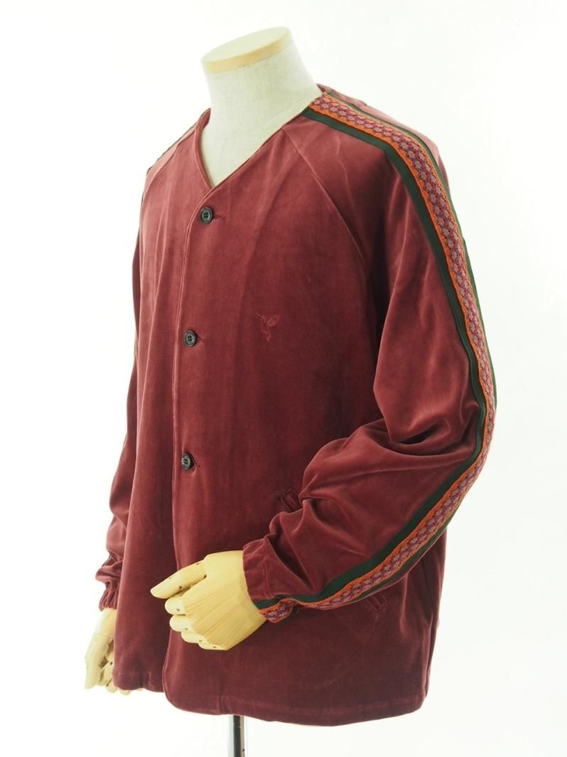 TUITACI 朔 ツイタチ - Heavy oz Velour Lined Blouson - Burgundy