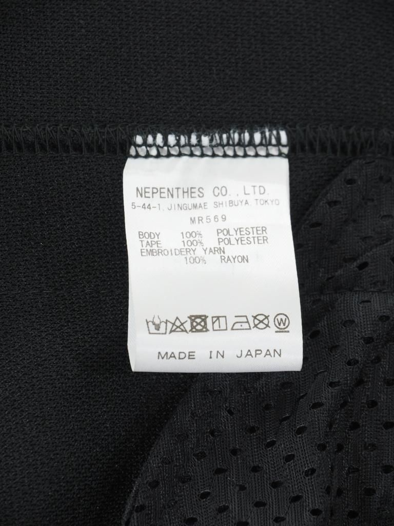 Needles x one day / ニードルズ × ワンデイ 別注 - H.D.Track Pant ヒザデルトラックパンツ - Poly Smooth - Black × Multi Lame