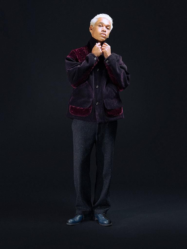 TUITACI 朔 ツイタチ - Velton Hunting Jacket ベルトンハンティングジャケット - Purple