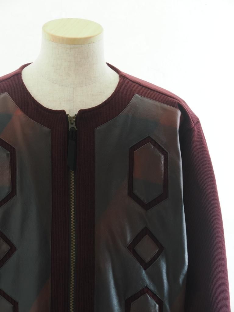 TUITACI 朔 ツイタチ - Ray Of Hope Cardigan レイオブホープカーディガン - Burgundy