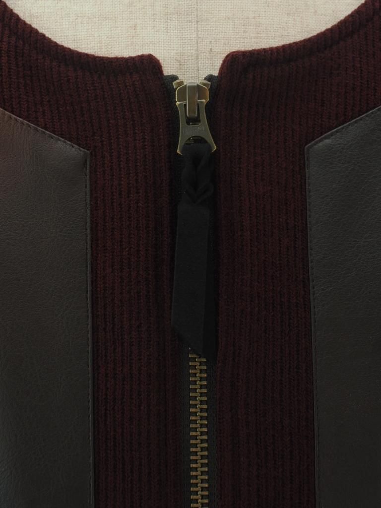 TUITACI 朔 ツイタチ - Ray Of Hope Cardigan レイオブホープカーディガン - Burgundy