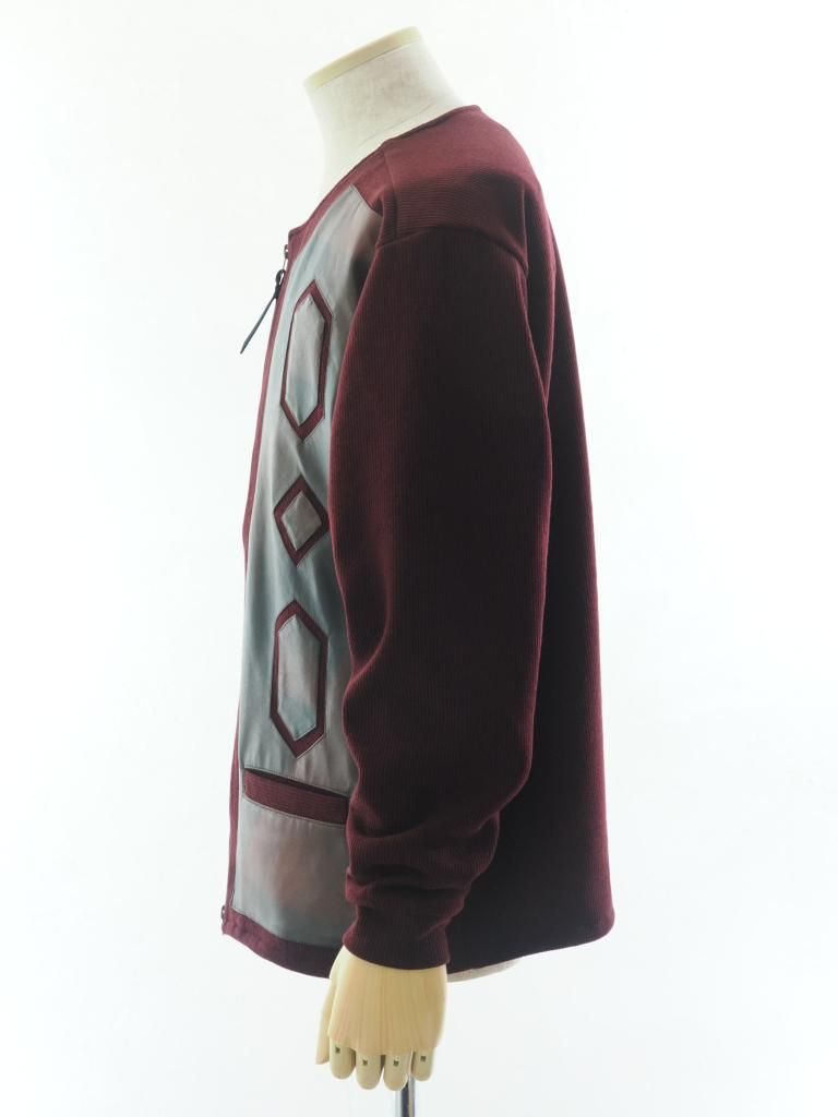 TUITACI 朔 ツイタチ - Ray Of Hope Cardigan レイオブホープカーディガン - Burgundy