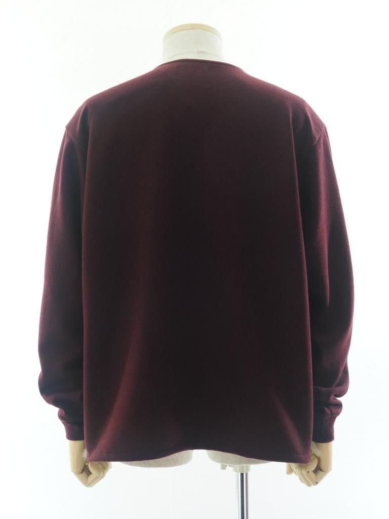 TUITACI 朔 ツイタチ - Ray Of Hope Cardigan レイオブホープカーディガン - Burgundy