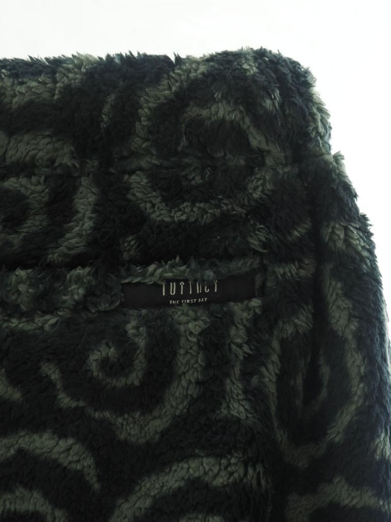 TUITACI 朔 ツイタチ - Arabesque Maze Fleece Pant アラベスクメイズフリースパンツ - Khaki × Black