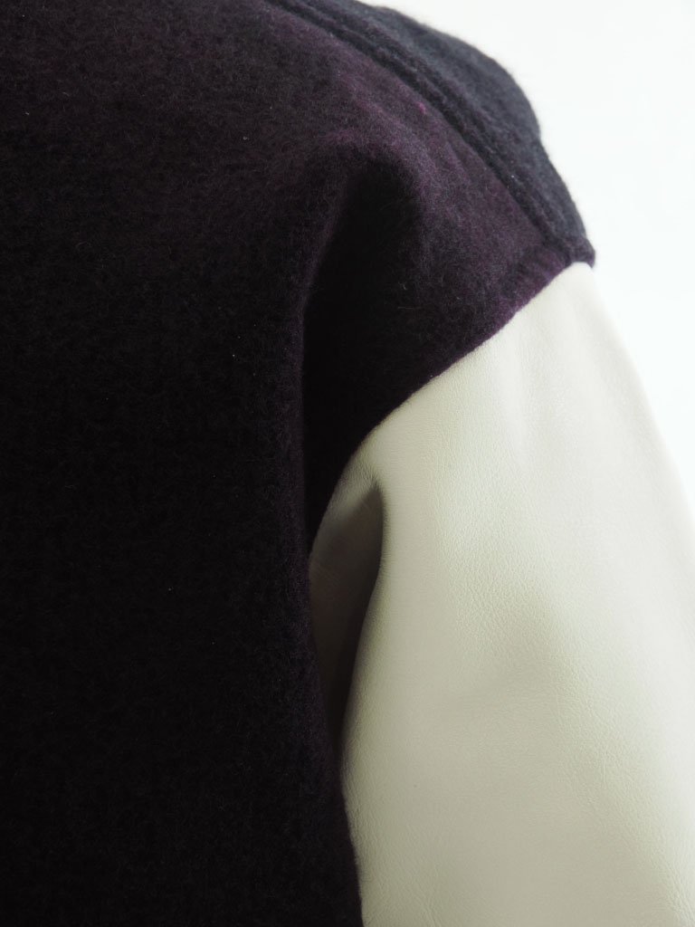 TUITACI  ĥ - Velton Varsity Jacket ٥ȥСƥ㥱å - Purple  White