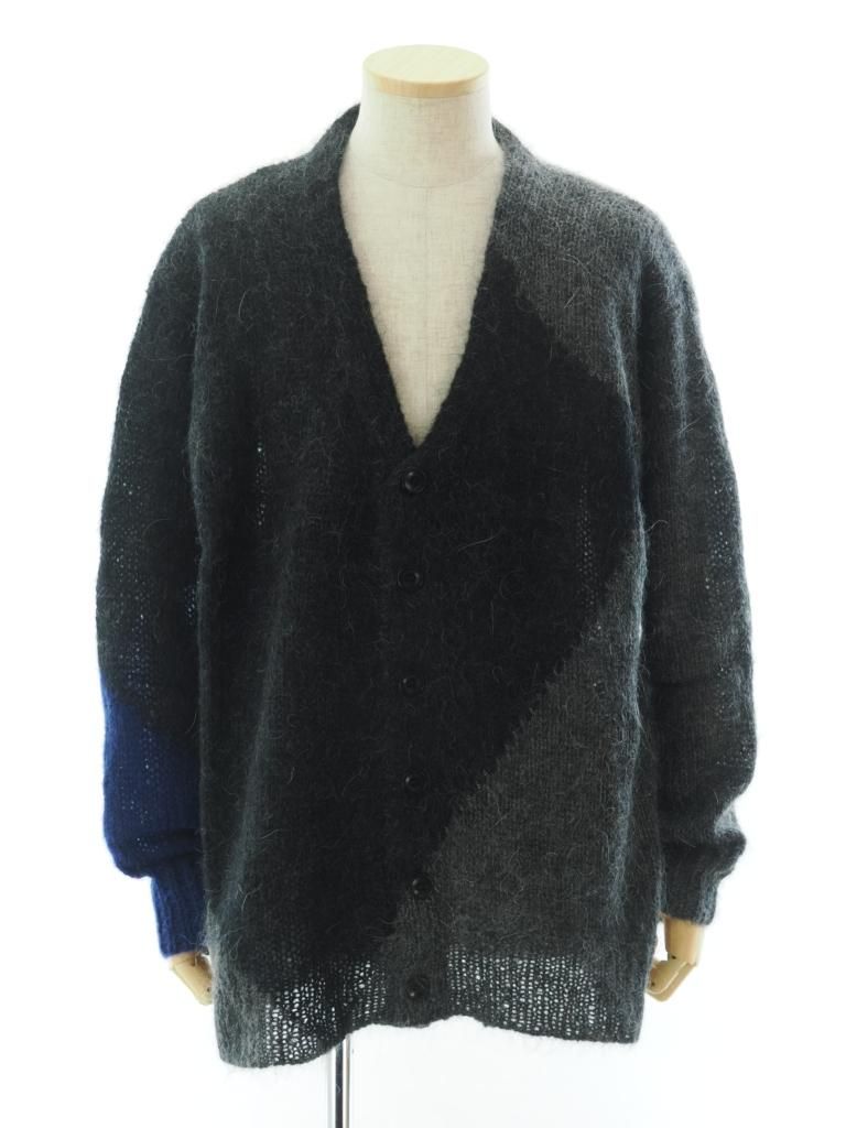 NOMA t.d. ノーマティーディー - Hand knitted Mohair Cardigan ハンド
