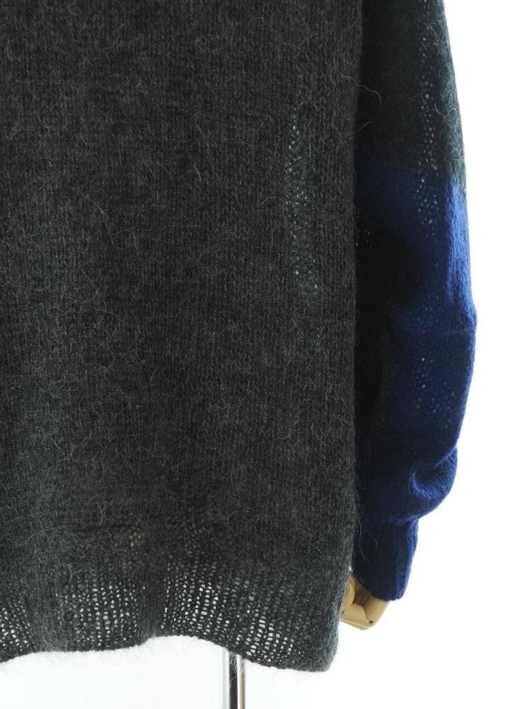 NOMA t.d. ノーマティーディー - Hand knitted Mohair Cardigan ハンドニットモヘアカーディガン - Black