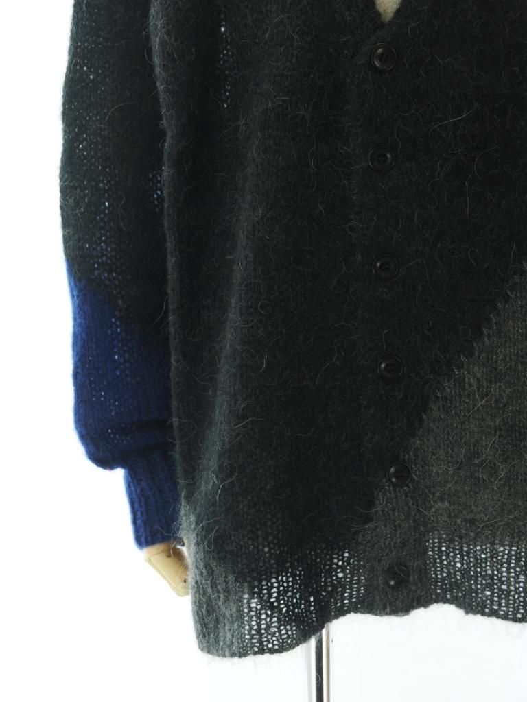 NOMA t.d. Ρޥƥǥ - Hand knitted Mohair Cardigan ϥɥ˥åȥإǥ - Black