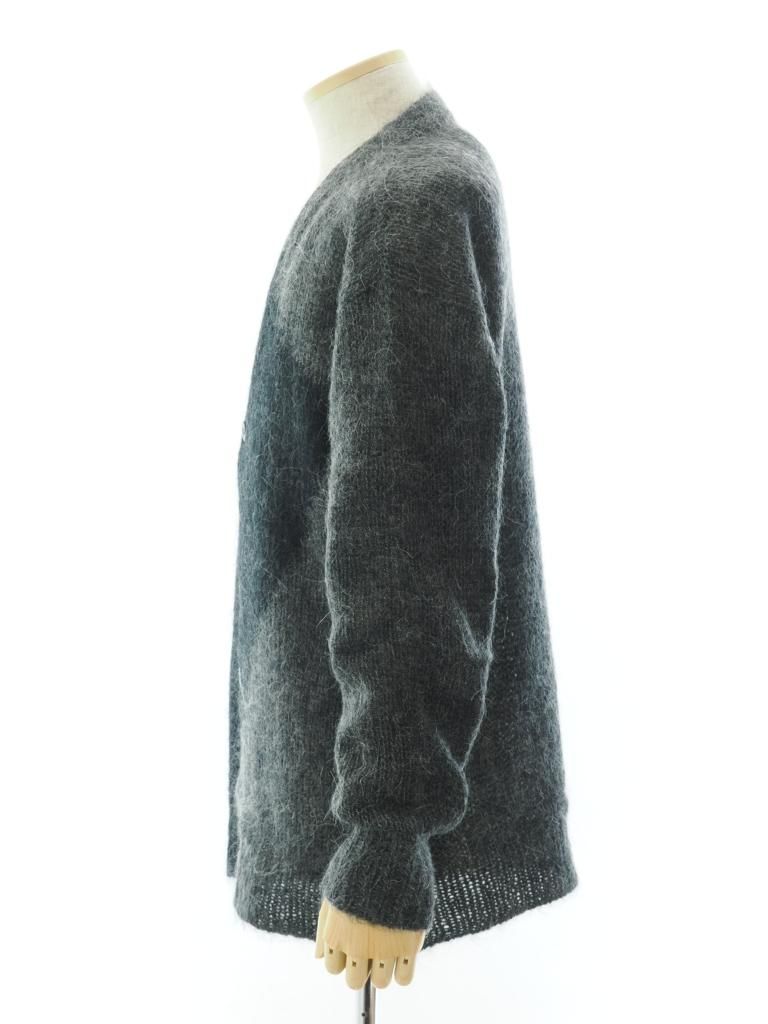 NOMA t.d. ノーマティーディー - Hand knitted Mohair Cardigan ハンドニットモヘアカーディガン - Black
