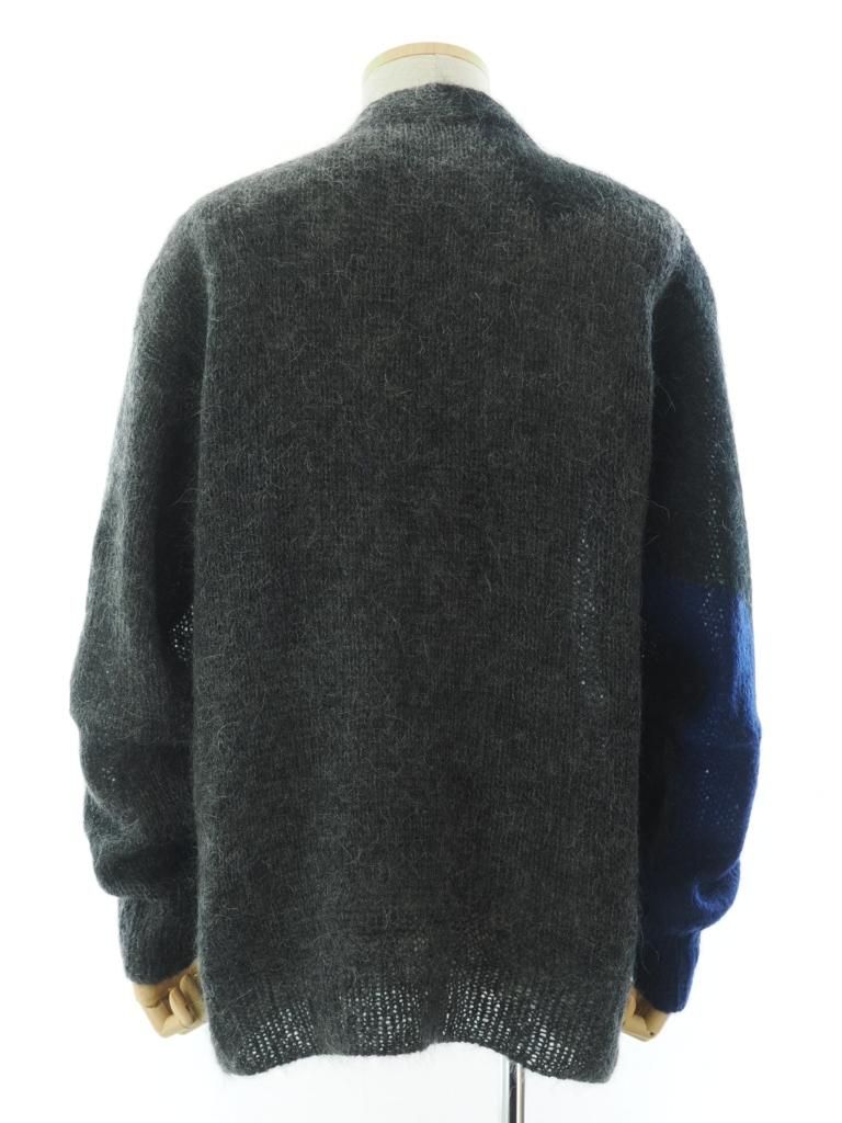 NOMA t.d. ノーマティーディー - Hand knitted Mohair Cardigan ハンドニットモヘアカーディガン - Black