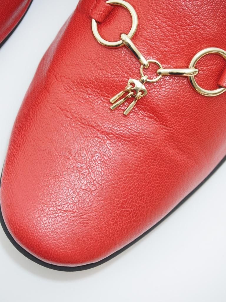 Needles ニードルズ - Tassel Bit Unlined Slip-On - Red