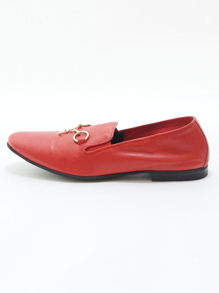 Needles ˡɥ륺 - Tassel Bit Unlined Slip-On - Red