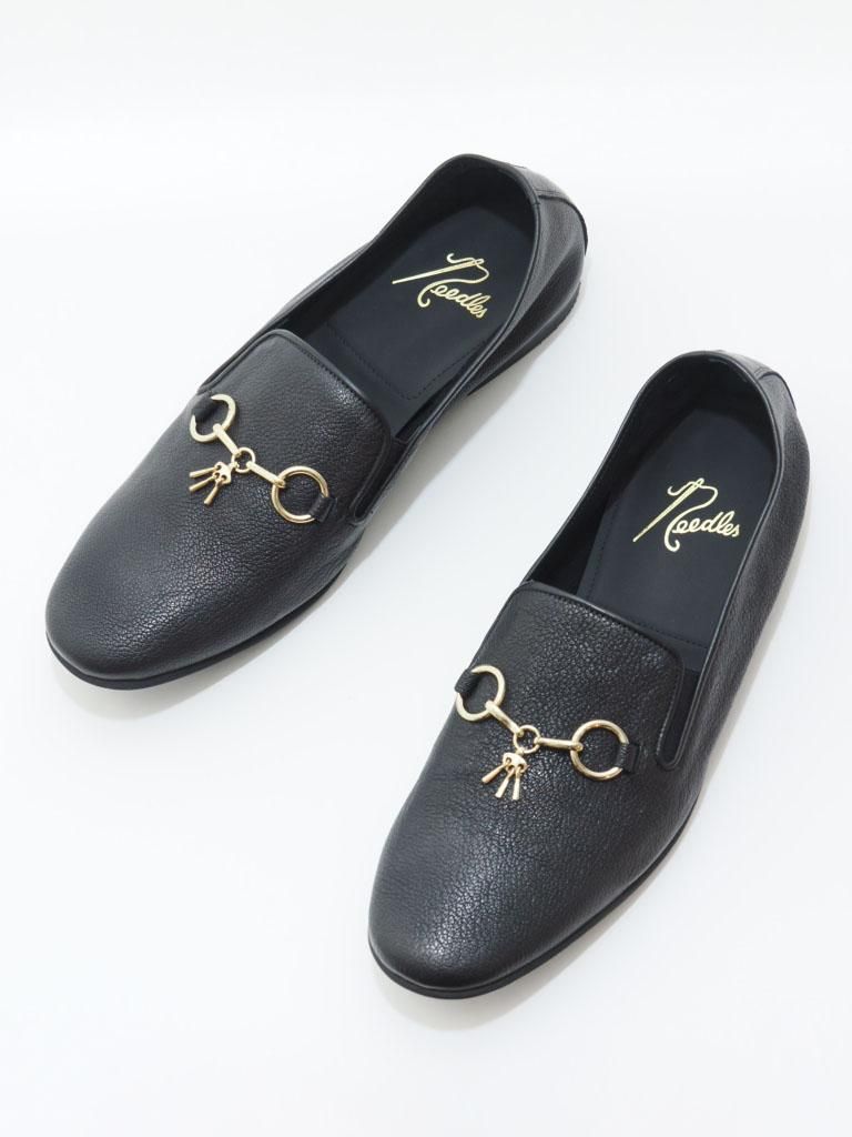 Needles ニードルズ - Tassel Bit Unlined Slip-On - Black