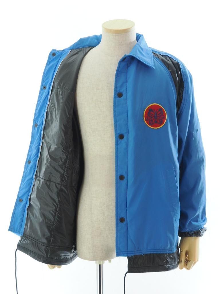 Rebuild by Needles リビルドバイニ－ドルズ - Coach Jacket コーチジャケット → Covered Jacket カバードジャケット - Black Insulation