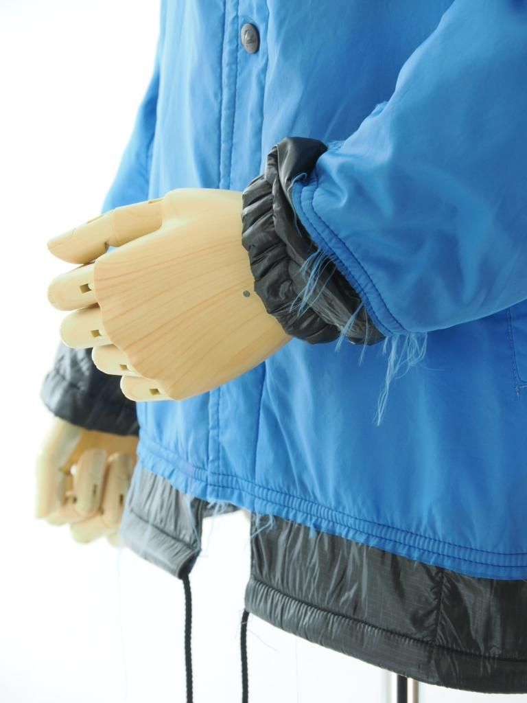 Rebuild by Needles リビルドバイニ－ドルズ - Coach Jacket コーチジャケット → Covered Jacket カバードジャケット - Black Insulation
