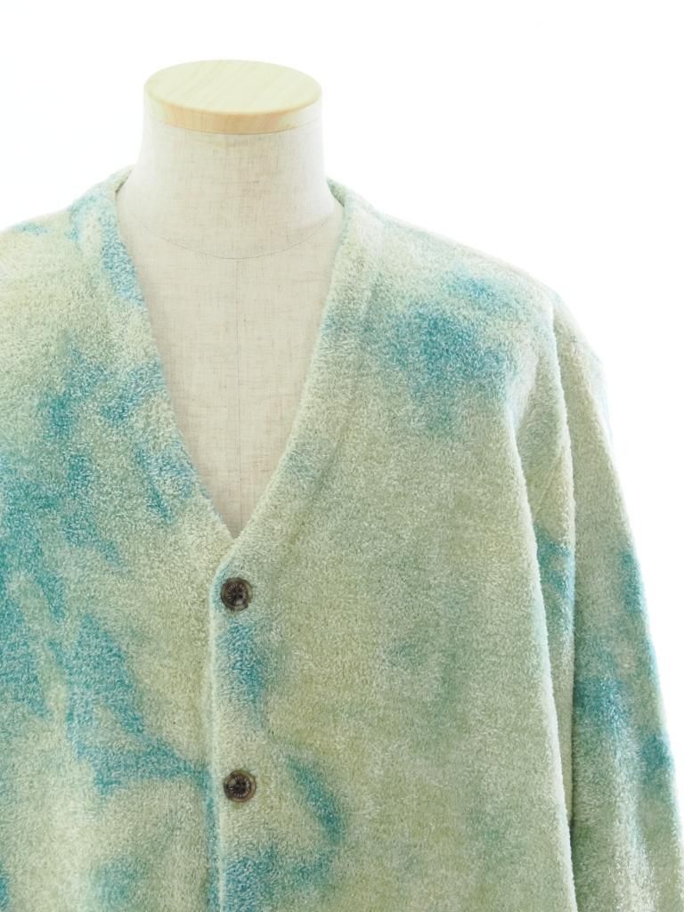 トップス TUITACI OVER DYE JEWEL CARDIGAN TUITACI OVER DYE JEWEL CARDIGAN