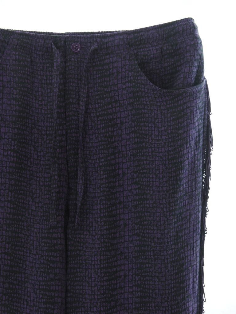 Needles ˡɥ륺 - Fringe String Easy Pant ե󥸥ȥ󥰥ѥ - AC/R/C Crocodile Jq. - Purple