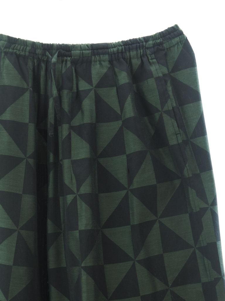 Needles Woman ニードルズウーマン - H.D.P. Pant ヒザデルパンツ - PE/R Windmill Jq. - Green
