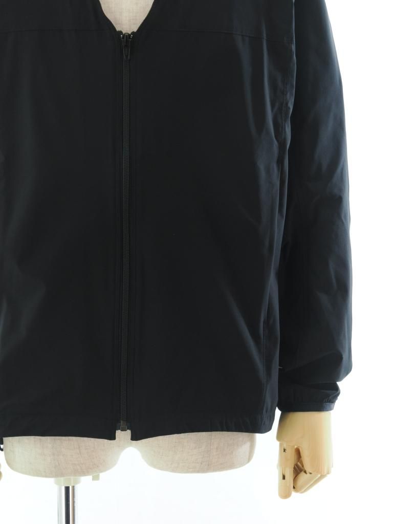 Needles ニードルズ - W.U. V Neck Jac ウォームアップブイネックジャケット - Poly Ripstop - Black