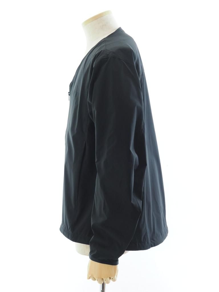Needles ニードルズ - W.U. V Neck Jac ウォームアップブイネックジャケット - Poly Ripstop - Black