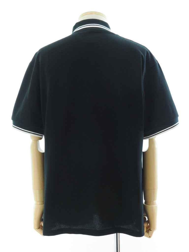 Needles ˡɥ륺 - Shawl Collar S/S Polo 硼륫顼硼ȥ꡼֥ݥ - Cotton Pique - Black