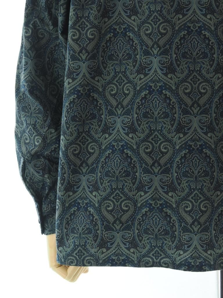 Engineered Garments 󥸥˥ɥ - Classic Shirt åå -  Cotton Paisley Print - Navy