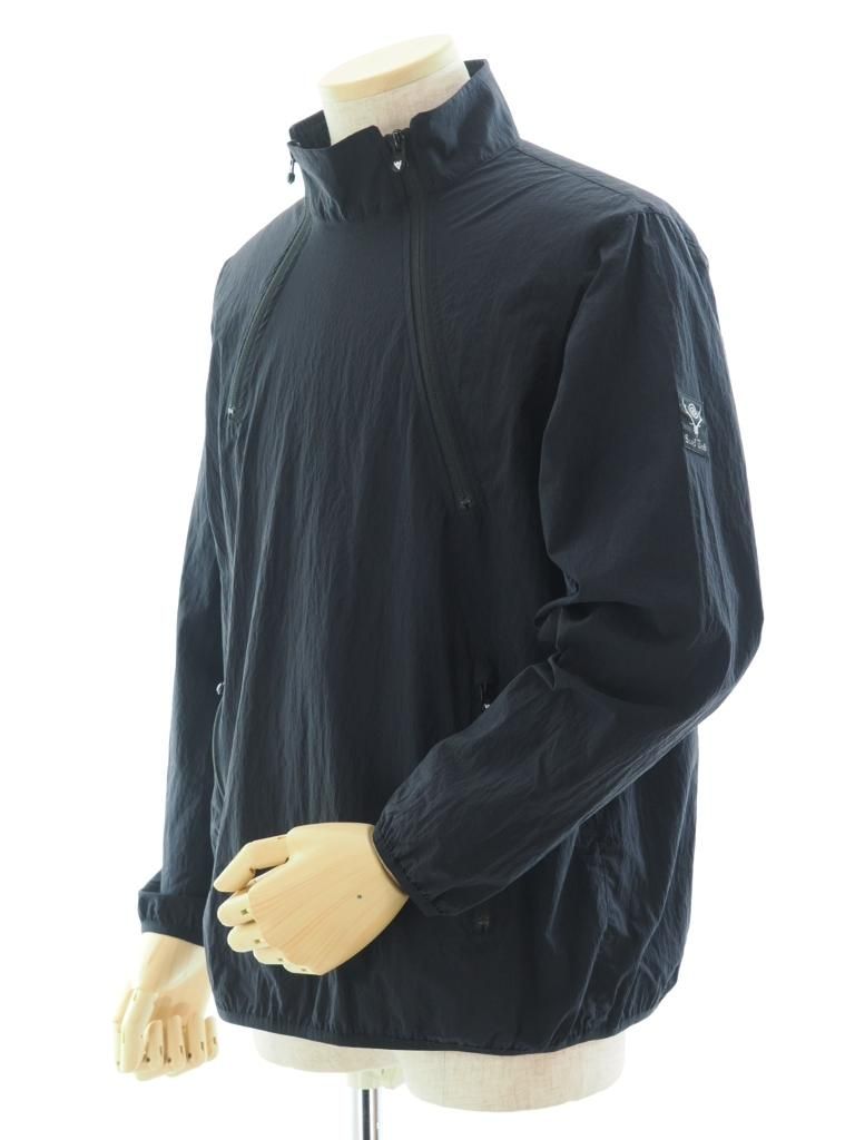 South2 West8 サウスツーウエストエイト - Packable Pullover Jacket パッカブルプルオーバージャケット - Nylon Typewriter - Black