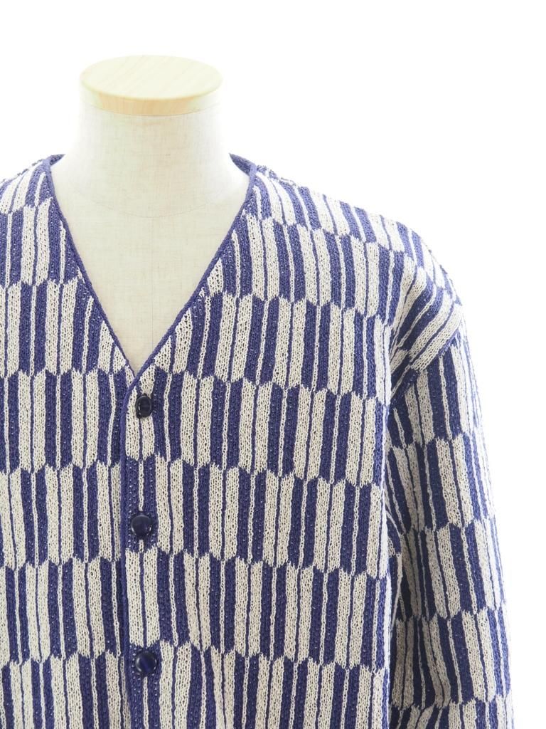 Needles ニードルズ - V Neck Cardigan ブイネックカーディガン - Arrow - Purple