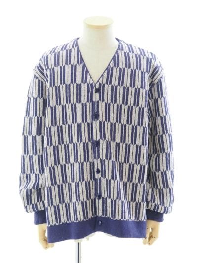Needles ニードルズ - V Neck Cardigan ブイネックカーディガン - Arrow - Purple