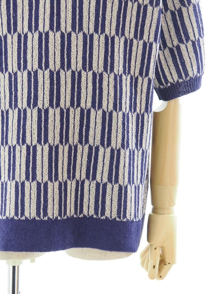 Needles ニードルズ - Polo Sweater ポロセーター - Arrow - Purple